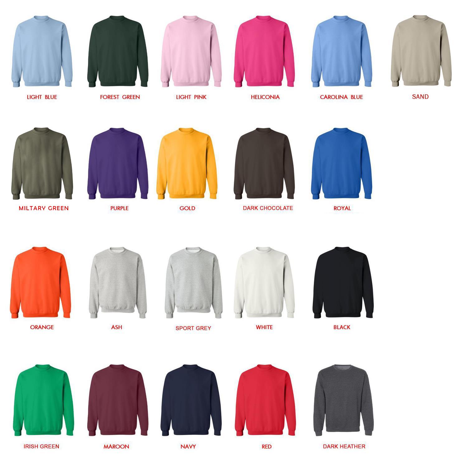 sweatshirt color chart - The Amazing Digital Circus Merch
