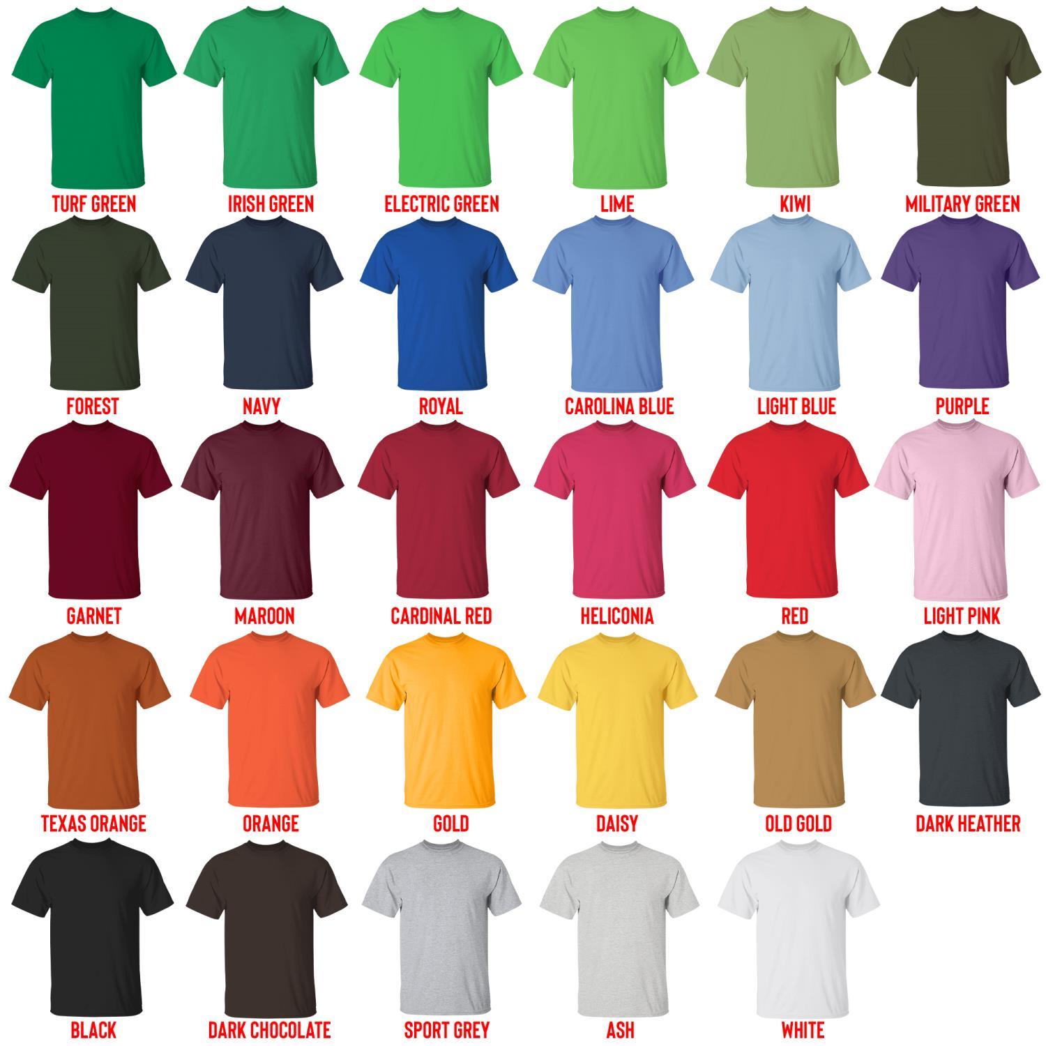 t shirt color chart - The Amazing Digital Circus Merch