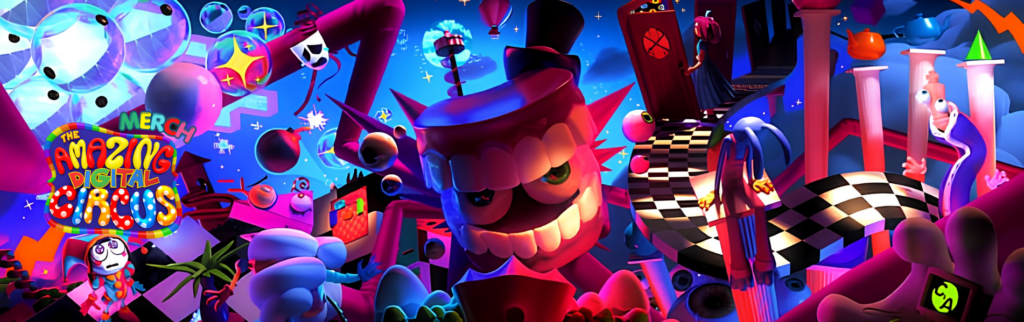 The Amazing Digital Circus Merch Banner - The Amazing Digital Circus Merch