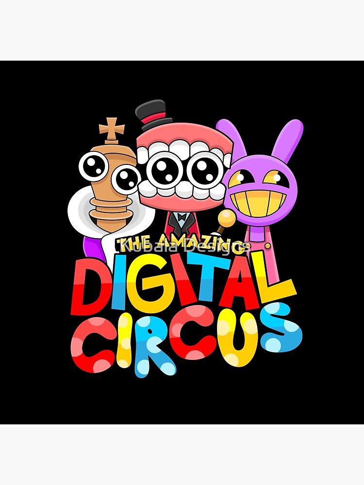 Amazing Digital Circus Characters Cute Design Throw Pillow - Image 2