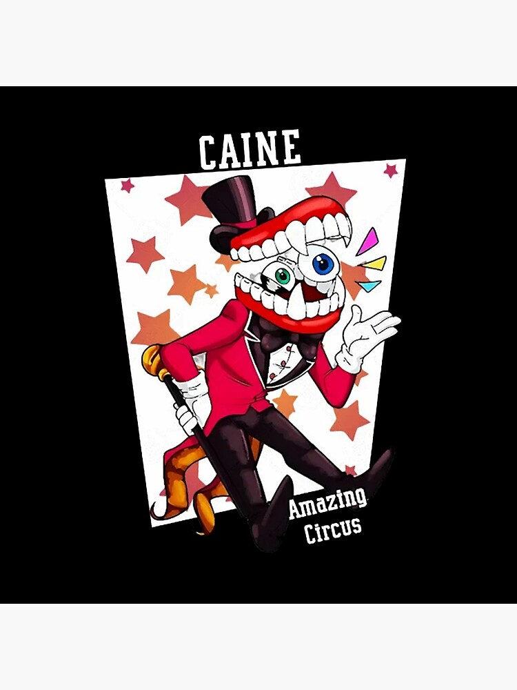 Caine The Amazing Digital Circus New Throw Pillow - Image 2