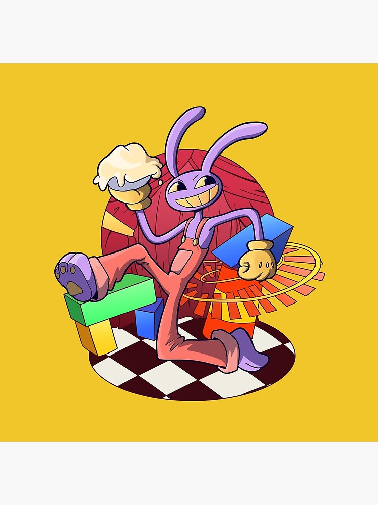The Amazing Digital Circus Jax Throw Pillow - Image 2