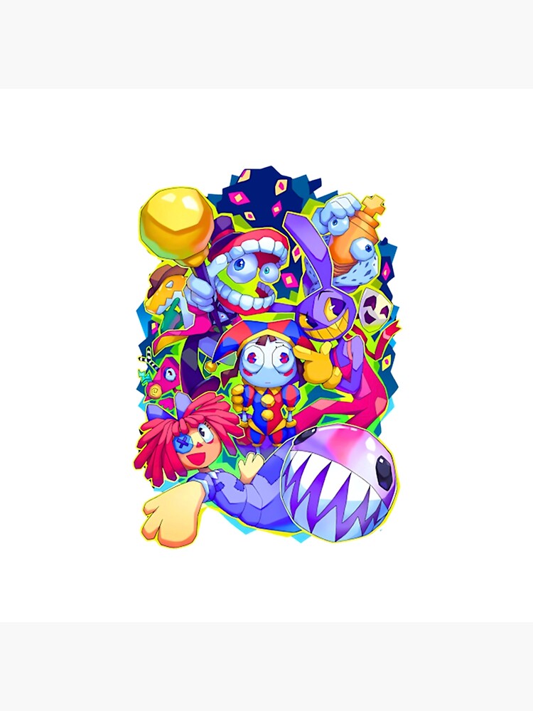 The Amazing Digital Circus Throw Pillow - Image 2