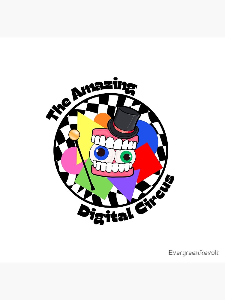 Whacky Rainbow Caine The Amazing Digital Circus Tadc Throw Pillow - Image 2