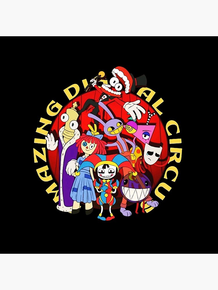The Amazing Digital Circus Characters Throw Pillow - Image 2