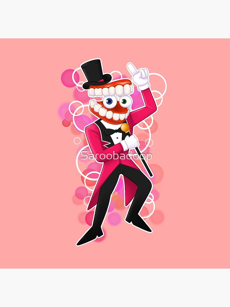 Caine The Amazing Digital Circus Throw Pillow - Image 2