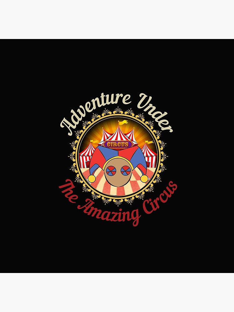 The Amazing Circus Adventure Under Circus Throw Pillow - Image 2