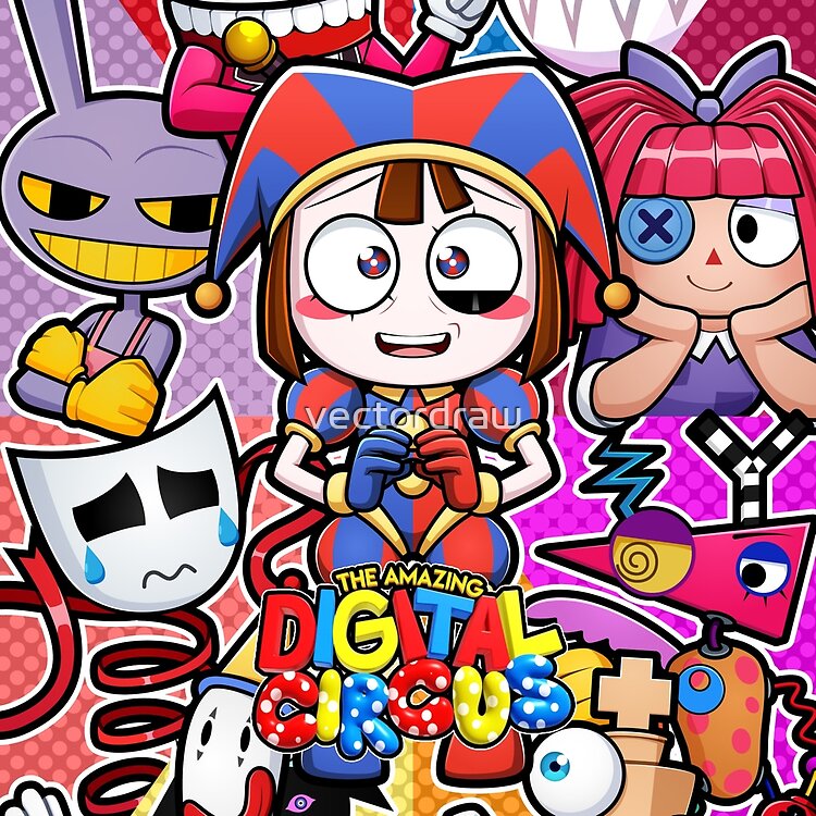 The Amazing Digital Circus Fanart Tote Bag - Image 2