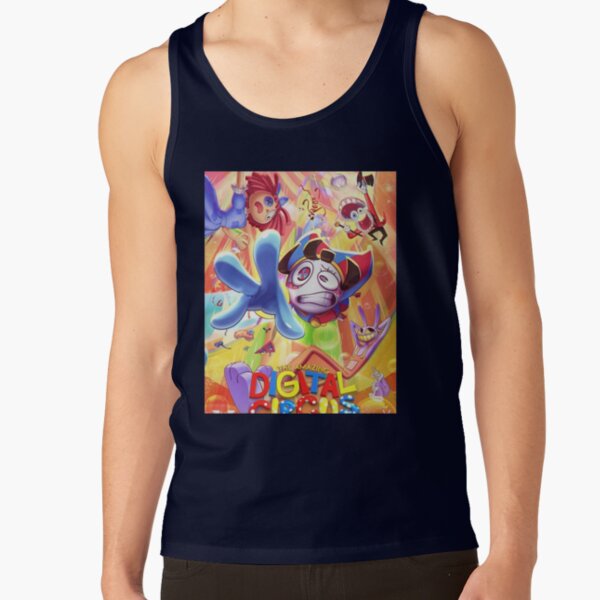 The Amazing Digital Circus Fanart Animation Series Tank Top - Image 5