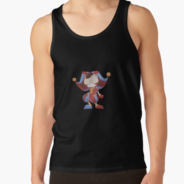Pomni The Amazing Digital Circus Sticker Tank Top - Image 3