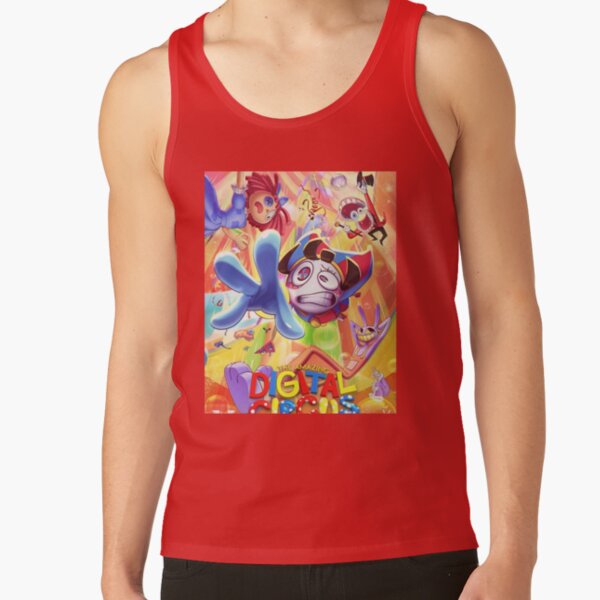 The Amazing Digital Circus Fanart Animation Series Tank Top - Image 4