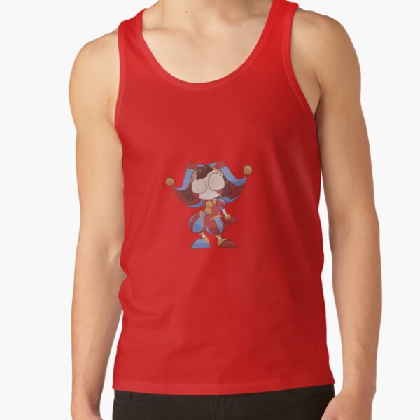 Pomni The Amazing Digital Circus Sticker Tank Top - Image 5