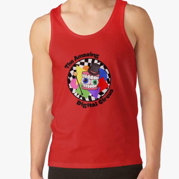 Whacky Rainbow Caine The Amazing Digital Circus Tadc Tank Top - Image 4