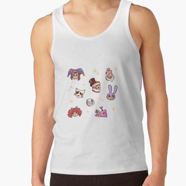 The Amazing Digital Circus Sticker Tank Top
