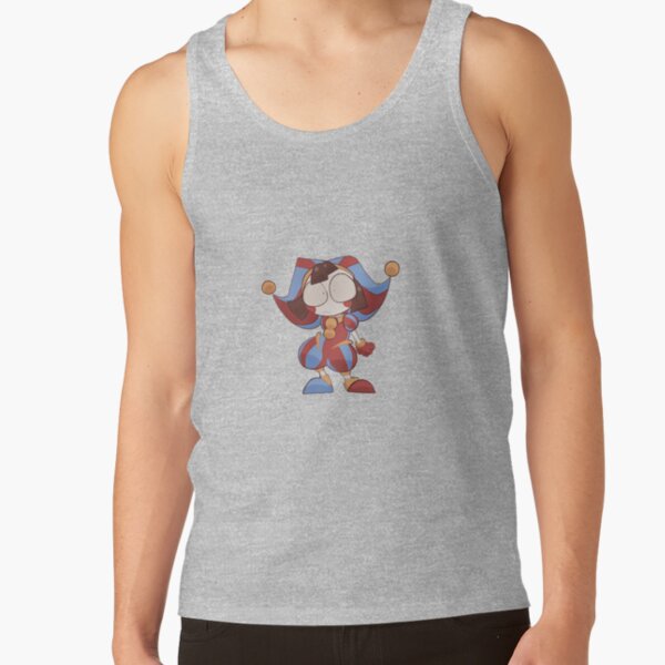 Pomni The Amazing Digital Circus Sticker Tank Top - Image 4