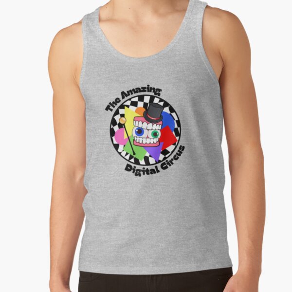 Whacky Rainbow Caine The Amazing Digital Circus Tadc Tank Top - Image 3