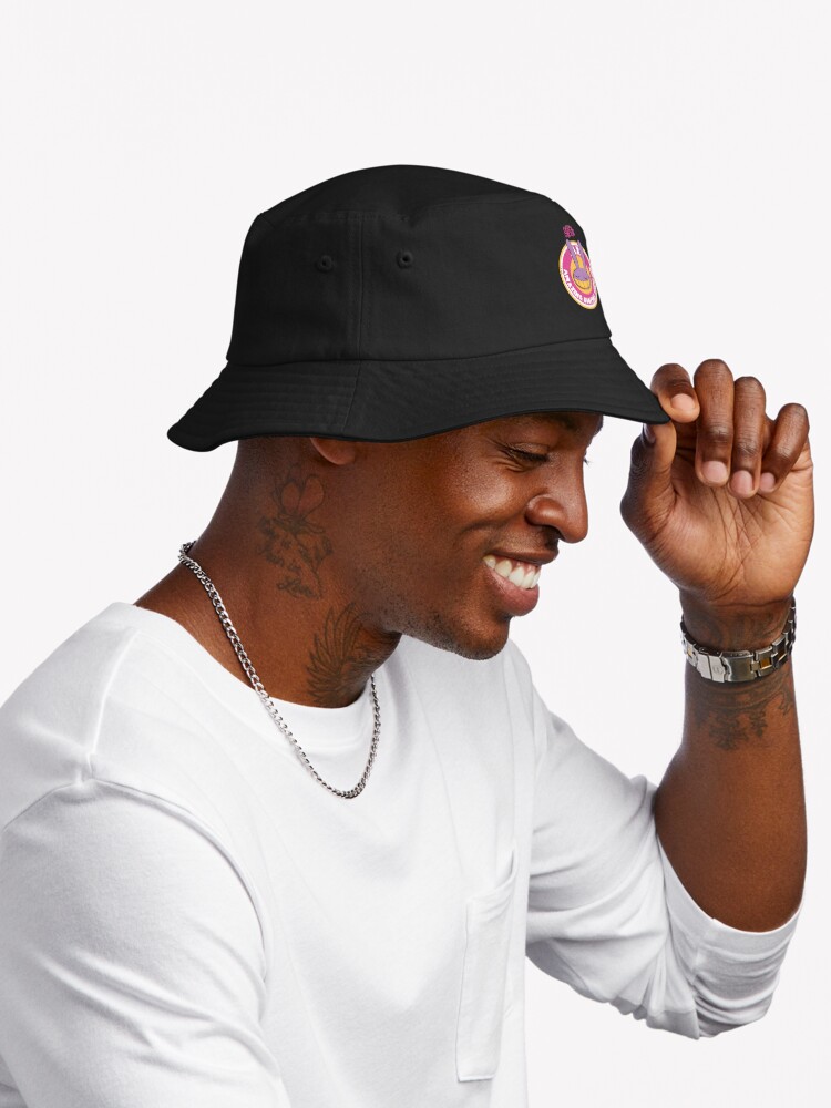 The Amazing Digital Circus Jax Circle Emblem Grunge Style Bucket Hat - Image 3