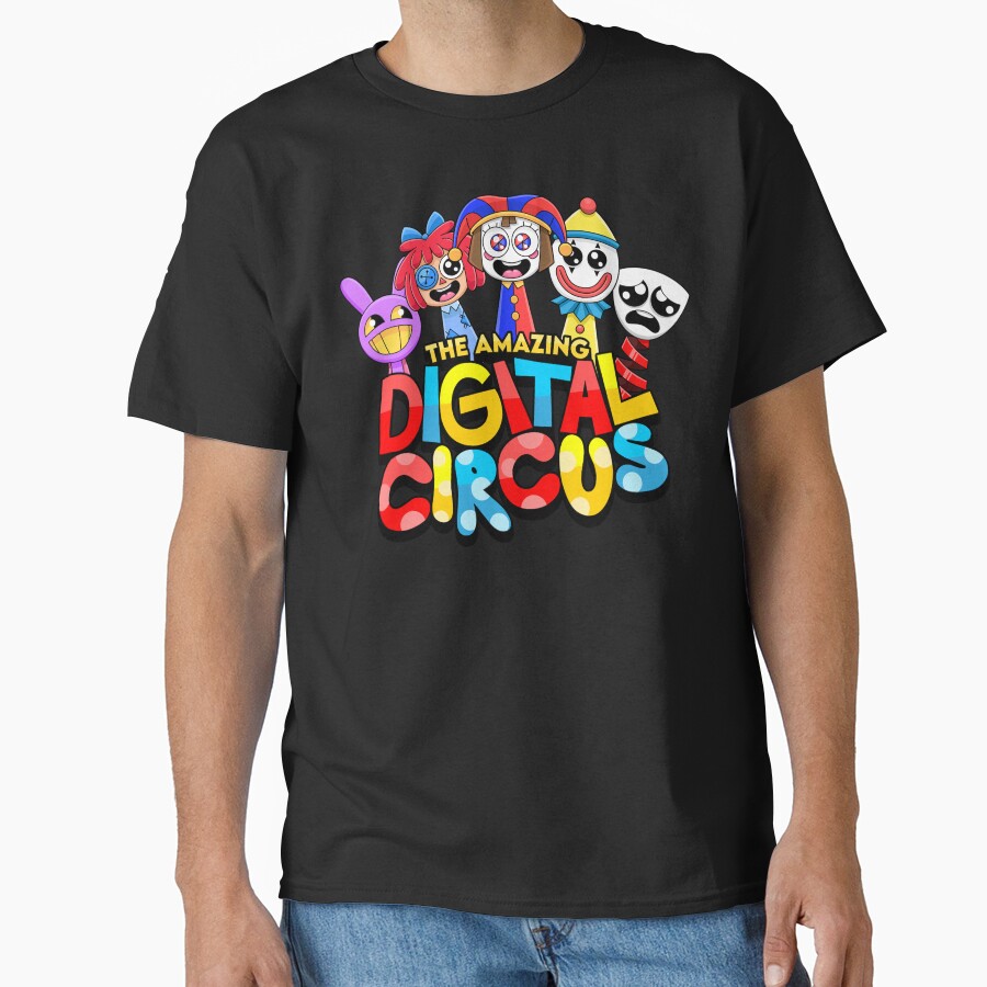 Amazing Digital Circus Characters Cute Design T-shirt