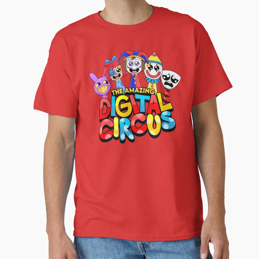 Amazing Digital Circus Characters Cute Design T-shirt - Image 5