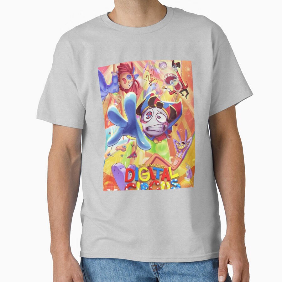 The Amazing Digital Circus Fanart Animation Series T-shirt - Image 3