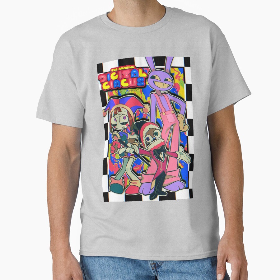 The Amazing Digital Circus Tv Series Art T-shirt - Image 3