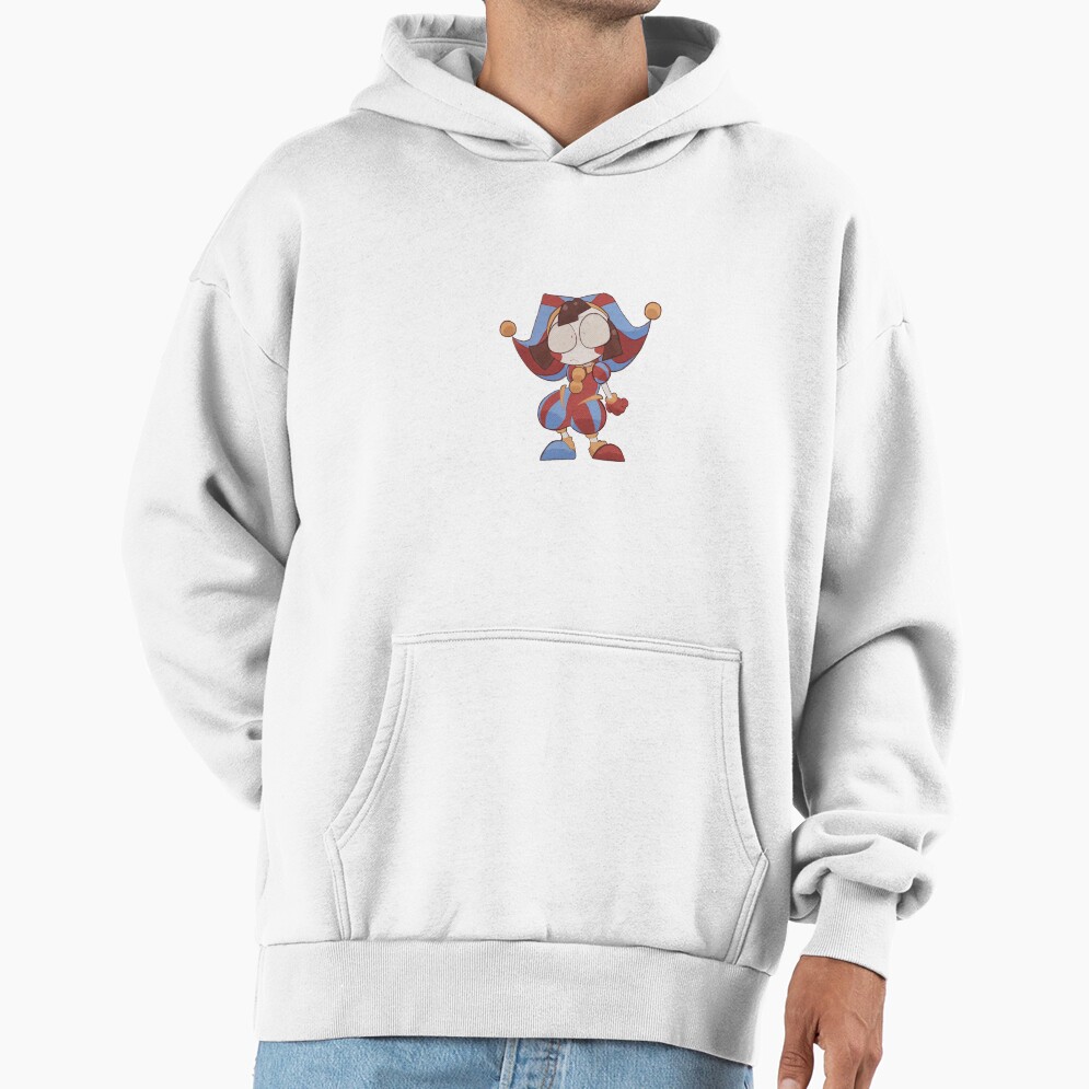 Pomni The Amazing Digital Circus Sticker Hoodie - Image 2