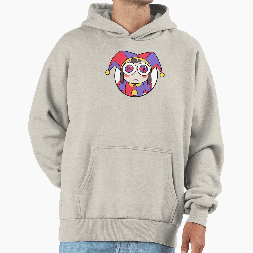 Pomni Head Icon Sticker T Shirt The Amazing Digital Circus Hoodie - Image 4