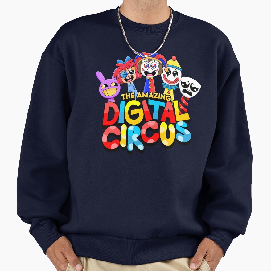 Amazing Digital Circus Characters Cute Design Sweatshirt - Image 5