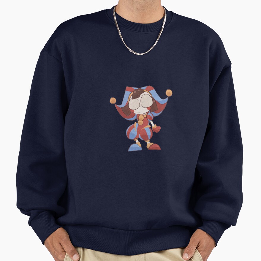 Pomni The Amazing Digital Circus Sticker Sweatshirt - Image 5