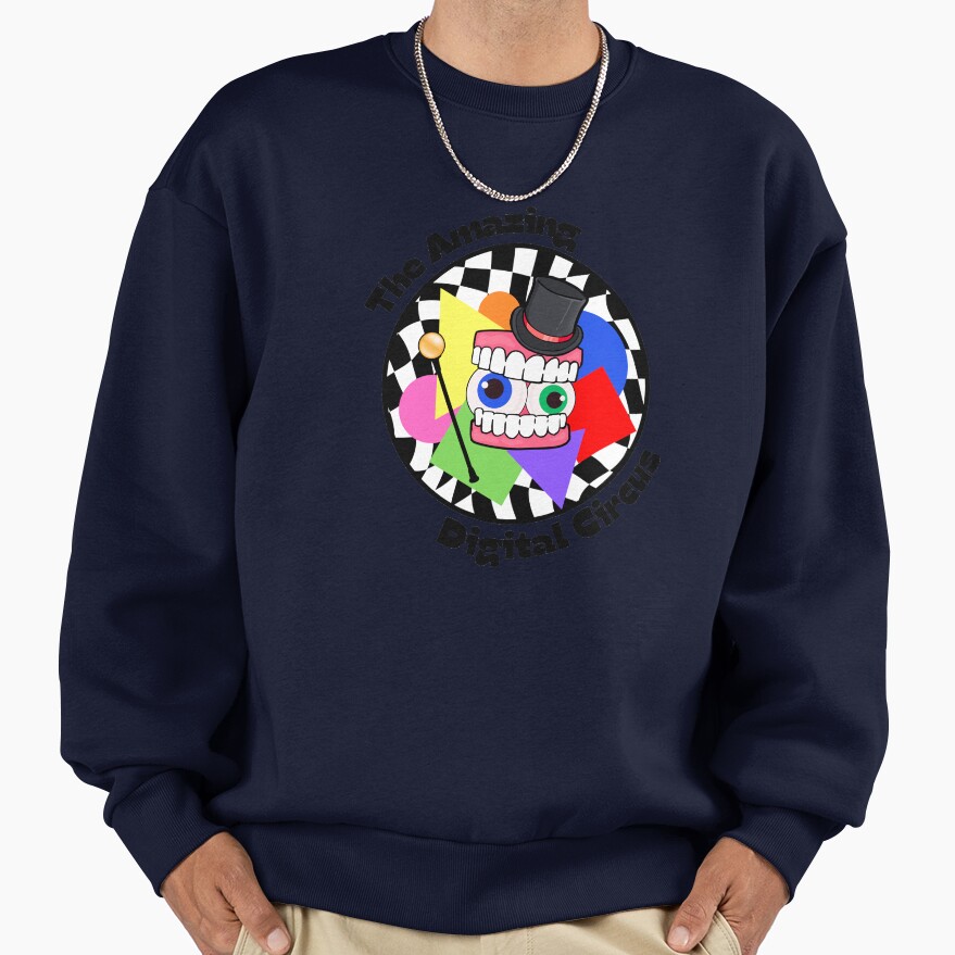 Whacky Rainbow Caine The Amazing Digital Circus Tadc Sweatshirt - Image 5