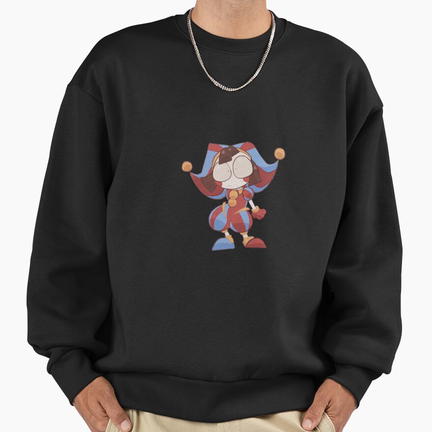 Pomni The Amazing Digital Circus Sticker Sweatshirt
