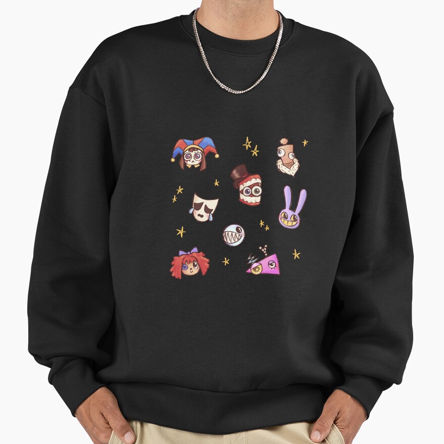 The Amazing Digital Circus Sticker Sweatshirt - Image 2