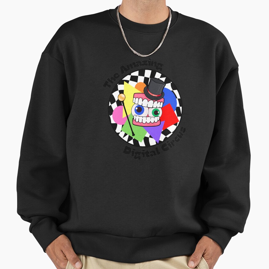 Whacky Rainbow Caine The Amazing Digital Circus Tadc Sweatshirt - Image 2