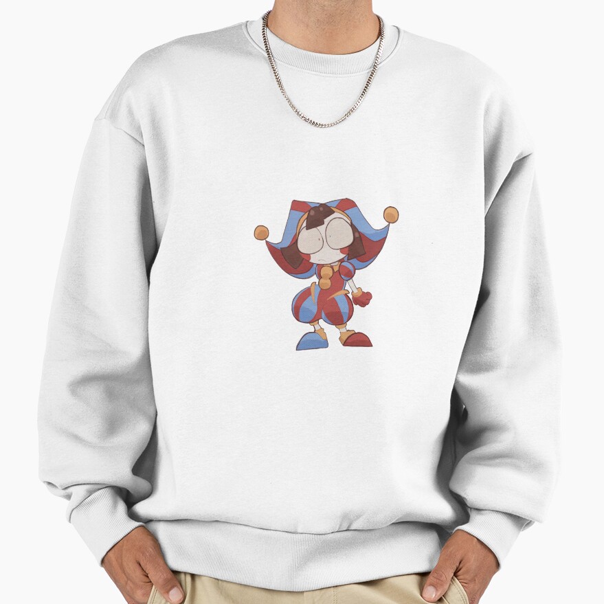 Pomni The Amazing Digital Circus Sticker Sweatshirt - Image 2