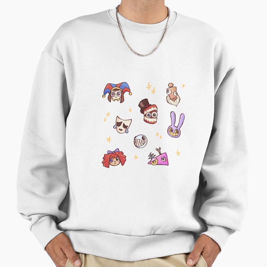 The Amazing Digital Circus Sticker Sweatshirt