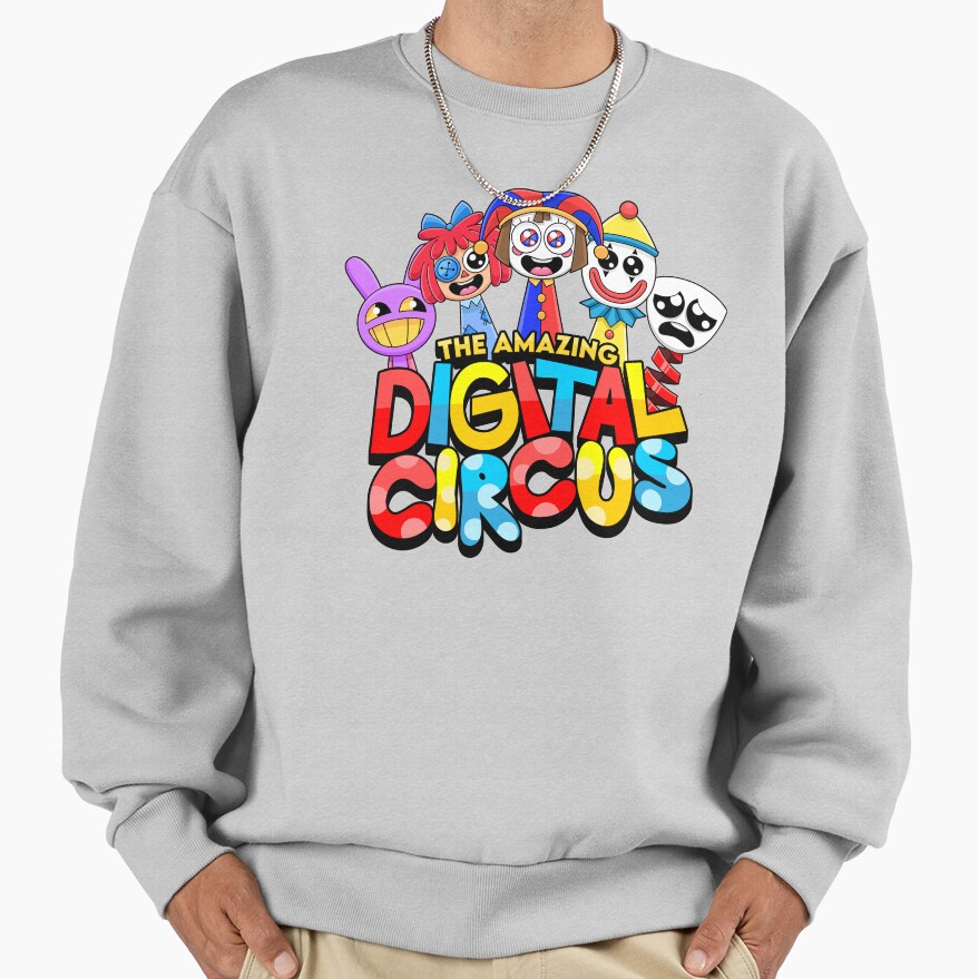 Amazing Digital Circus Characters Cute Design Sweatshirt - Image 4