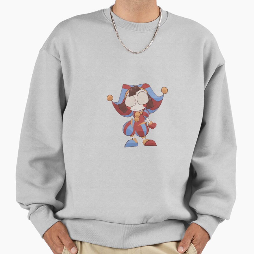 Pomni The Amazing Digital Circus Sticker Sweatshirt - Image 4