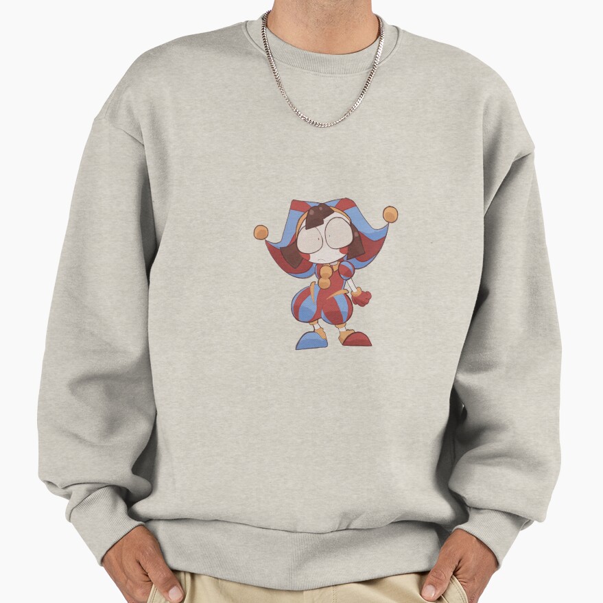 Pomni The Amazing Digital Circus Sticker Sweatshirt - Image 3
