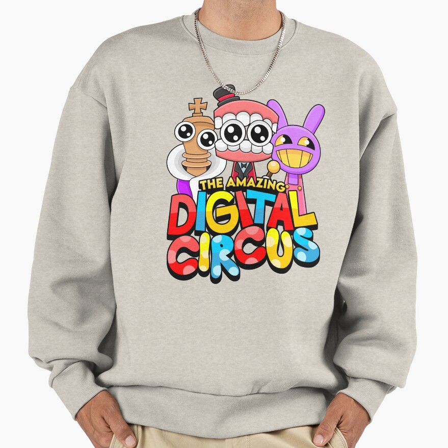 Amazing Digital Circus Characters Cute Sweatshirt - Image 3