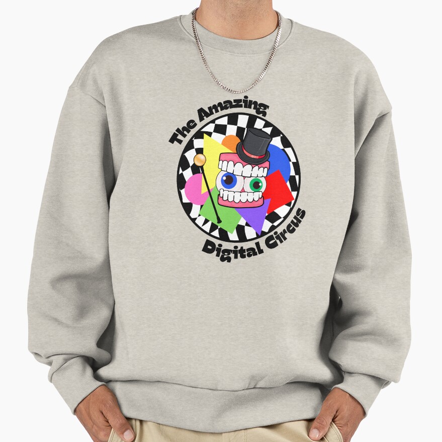 Whacky Rainbow Caine The Amazing Digital Circus Tadc Sweatshirt - Image 3