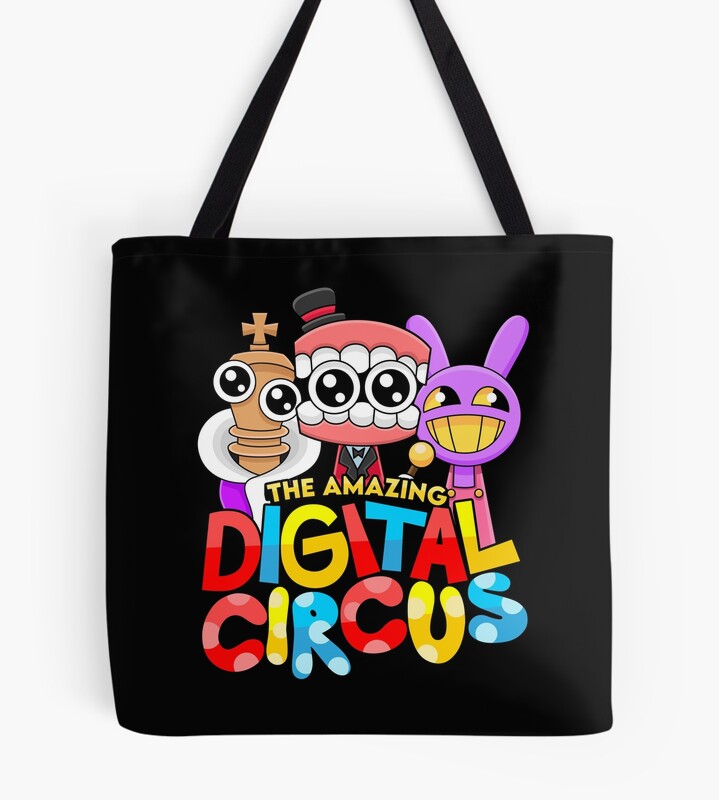 Amazing Digital Circus Characters Cute Design Tote Bag