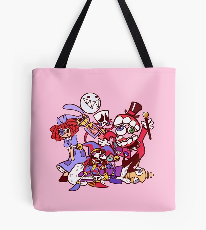 Digital Circus Friends Tote Bag