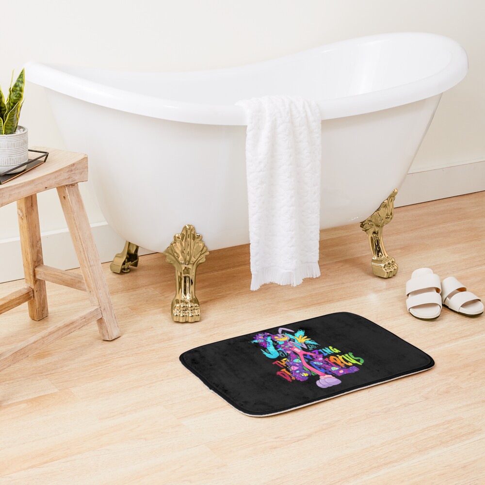Jax The Amazing Digital Circus Tadc Fanart Bath Mat - Image 2