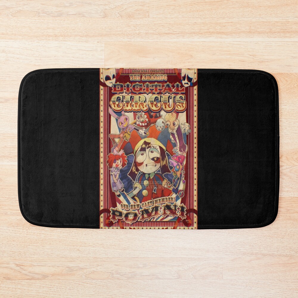 Welcome To The Amazing Digital Circus Bath Mat