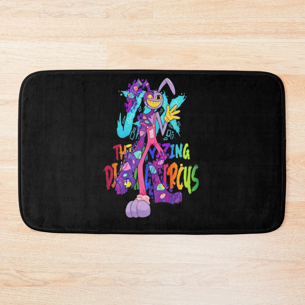 Jax The Amazing Digital Circus Tadc Fanart Bath Mat