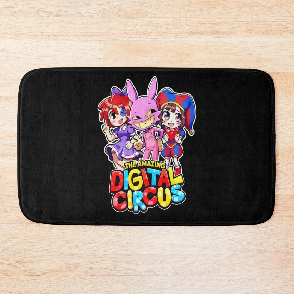 Amazing Digital Circus Bath Mat