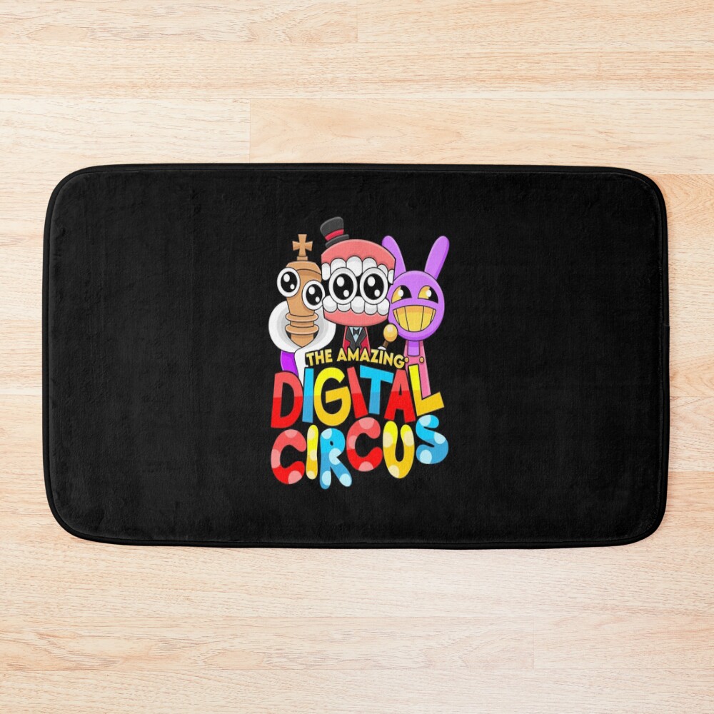 Amazing Digital Circus Characters Cute Bath Mat