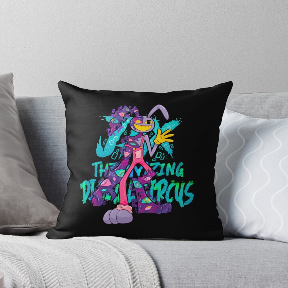 Jack Abstrack The Amazing Circus Throw Pillow