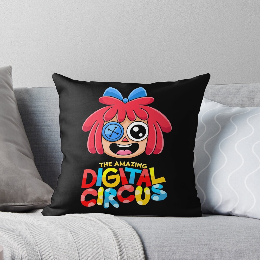 Amazing Digital Circus Ragatha Cute Design Throw Pillow