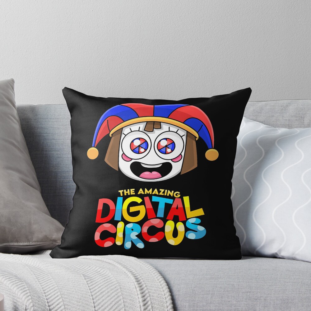 Amazing Digital Circus Pomni Cute Design Throw Pillow